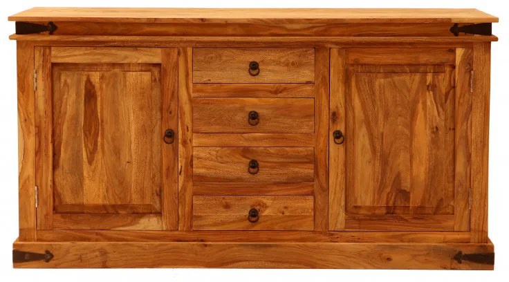 Komoda Jali 160x90x45 z indického masívu palisander Natural