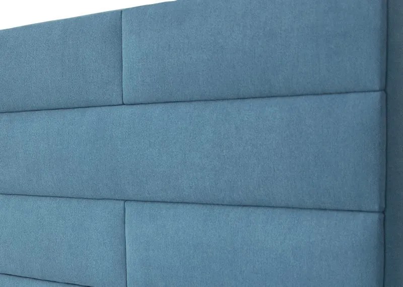 Posteľ Windy 180x200 cm, tyrkysová látka