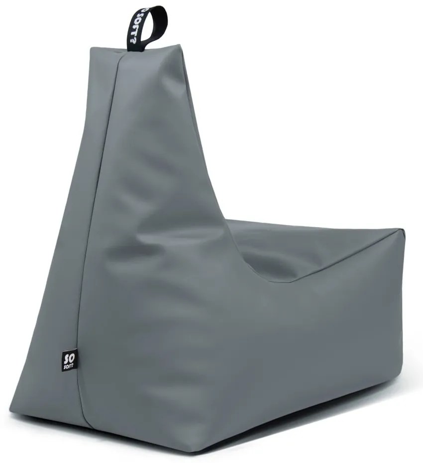 Béžový sedací vak z imitácie kože Icy XL – So Soft?