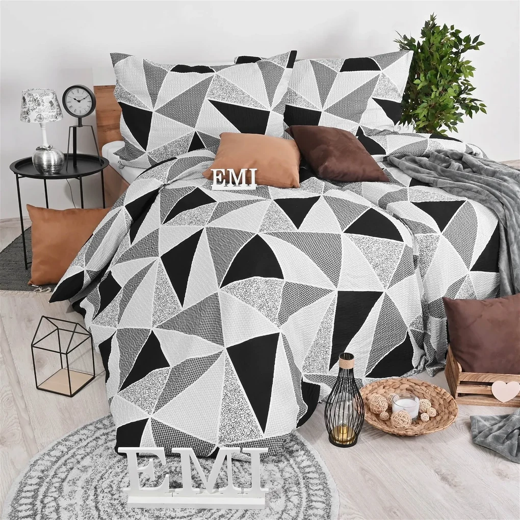 Obliečky bavlnené Vega EMI: Štandardný set jednolôžko obsahuje 1x 140x200 + 1x 70x90