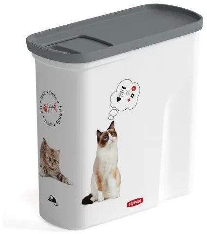 CURVER kontajner na suché krmivo 1,5kg mačka (04346-L30)