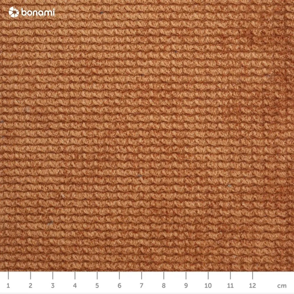 Hnedá menčestrová rozkladacia/s úložným priestorom pohovka 215 cm Bjork – Bonami Selection