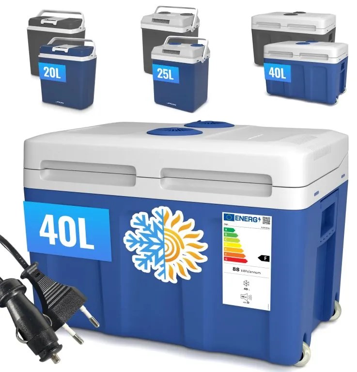 JAGO Chladiaci box, 40 l, modrý