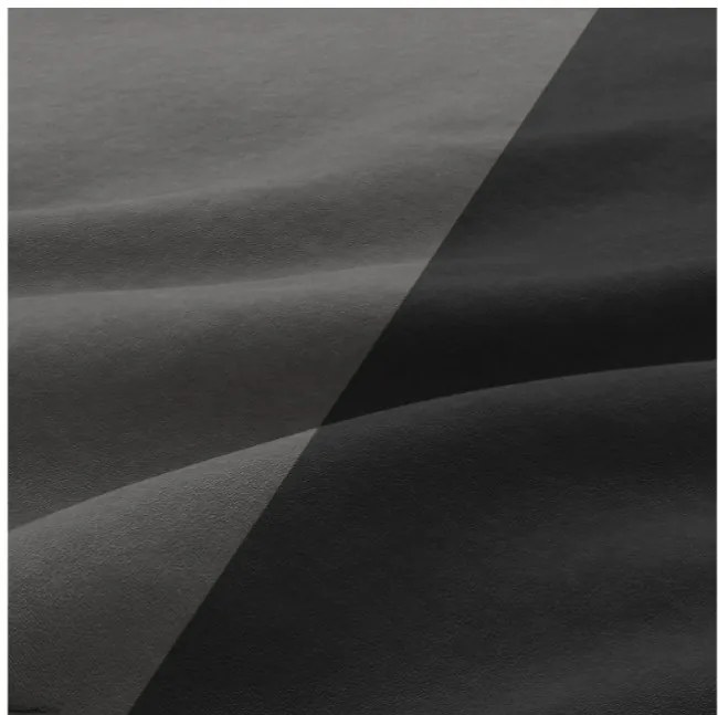 Dvojmiestna pohovka LUNA rozkladacia, popolová / čierna