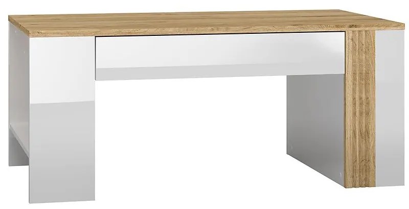 Konferenčný stolík Adagio 10 dub castello/biela lesk