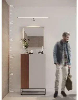LED nástenné svietidlo Davinci 48 satin