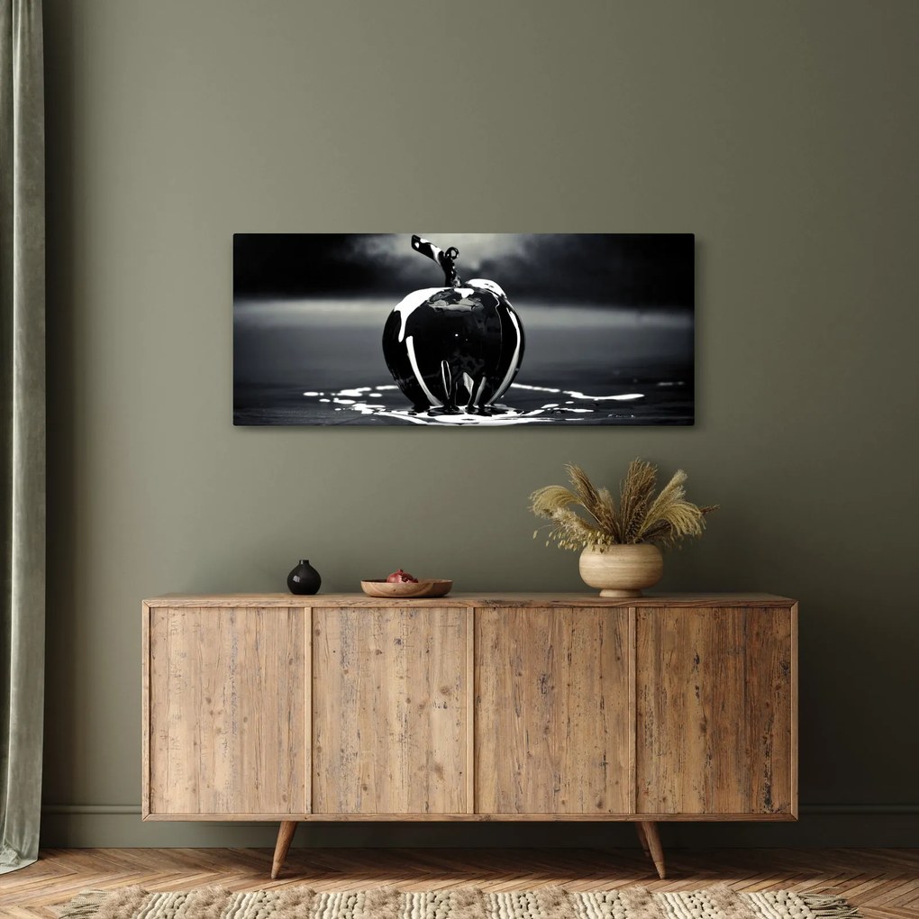 Obraz čierneho jablká (120x50 cm)