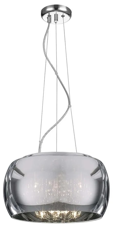 Klausen 142011 - Luster na lanku ORCHIDE 5xG9/3W/230V lesklý chróm