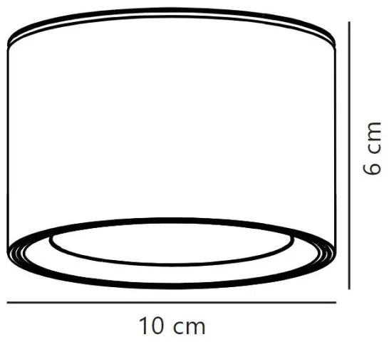 Nordlux - LED Stmievateľné bodové svietidlo FALLON LED/5,5W/230V biela
