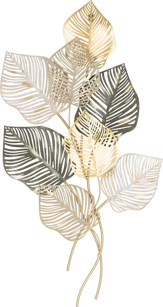 Kovová dekorácia na stenu Nadia 100x53 cm