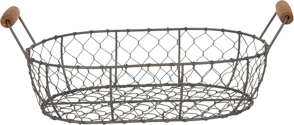 Sada 3 drôtených košíkov Filaire - 42 * 27 * 15/38 * 23 * 14/34 * 19 * 13 cm