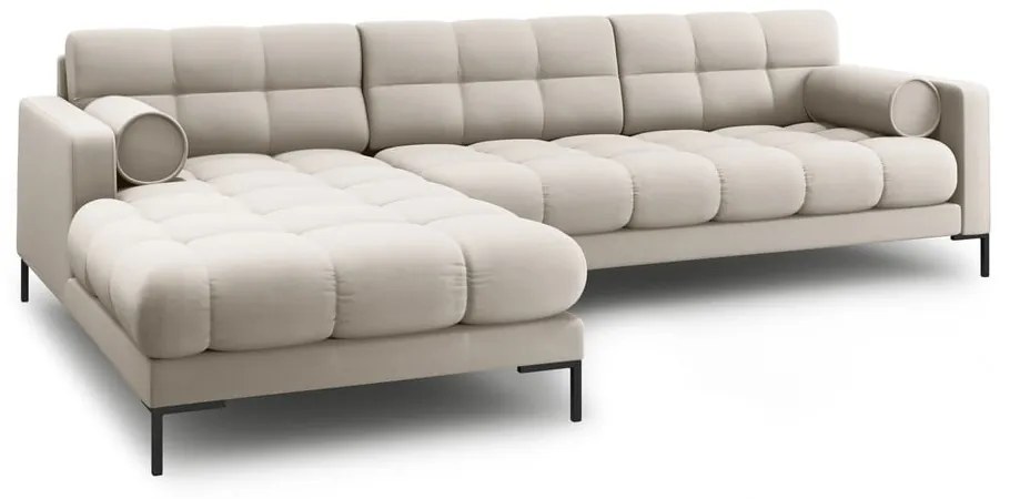 Béžová rohová pohovka (ľavý roh) Bali – Cosmopolitan Design