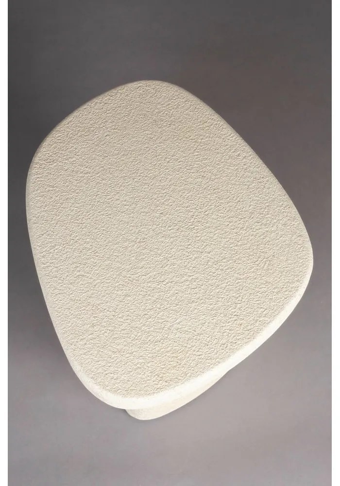 Odkladací stolík s doskou v dekore mramoru 45x56 cm Veda – Dutchbone