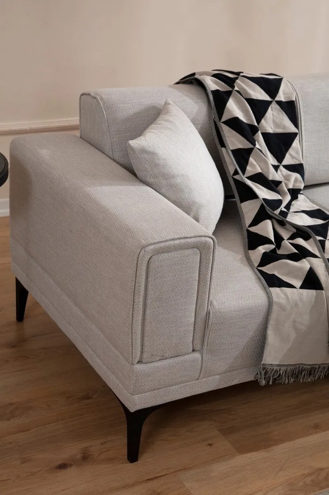 Rohová sedacia súprava Horizon 250 cm ecru pravá