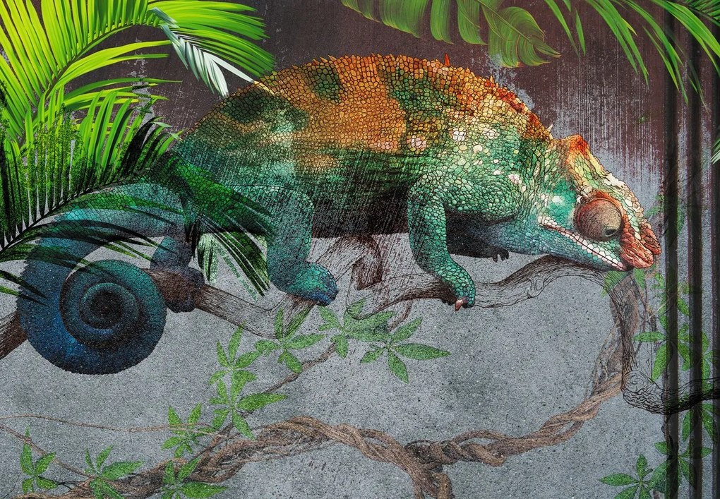 Fototapeta - Chameleon (147x102 cm)