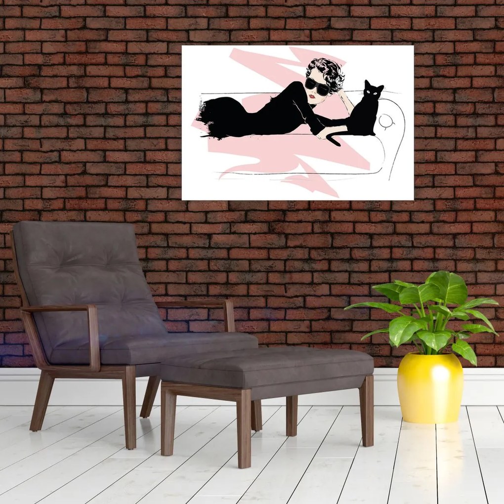 Obraz - Fashion lady (90x60 cm)