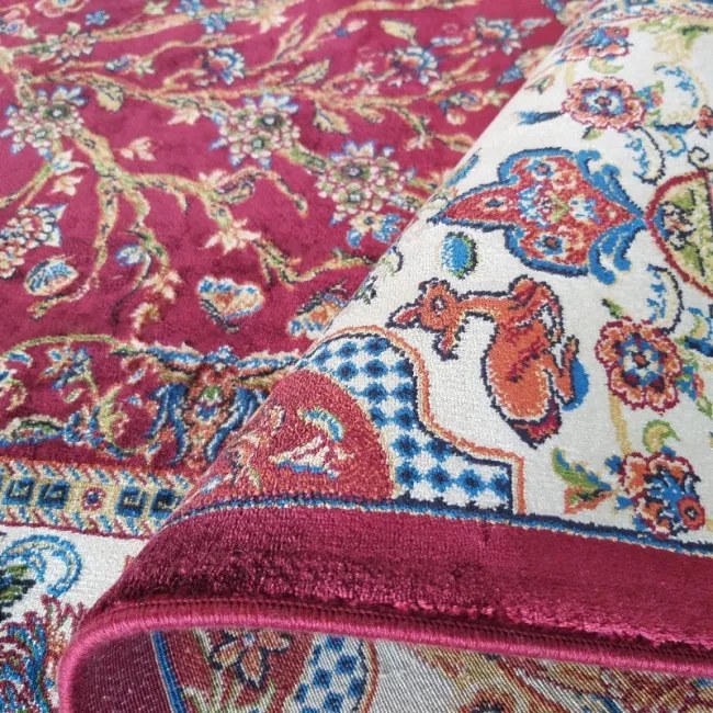 Koberec Exkluzívny Qum Silk 11 červený