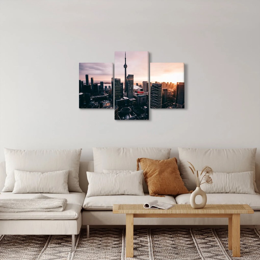 Obraz - Výhľad na centrum mesta (90x60 cm)