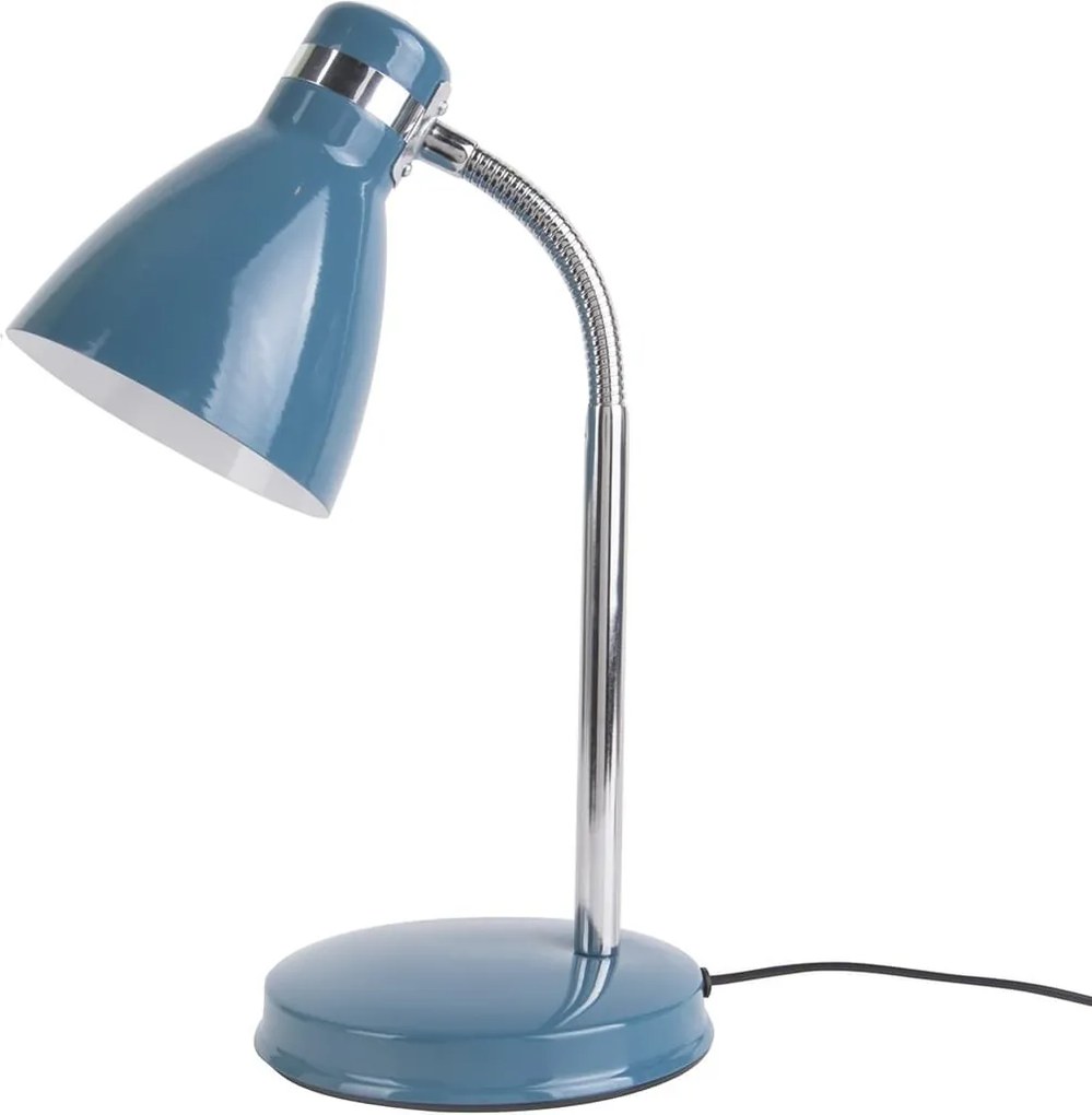 Stolná lampa Study Metal modrá 34 cm x 11,5 cm