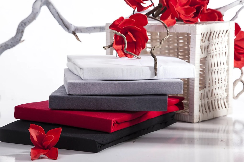 BAVLNENÉ PRESTIERADLO S GUMOU ADELA 220X200X25 CM TMAVOMODRÁ