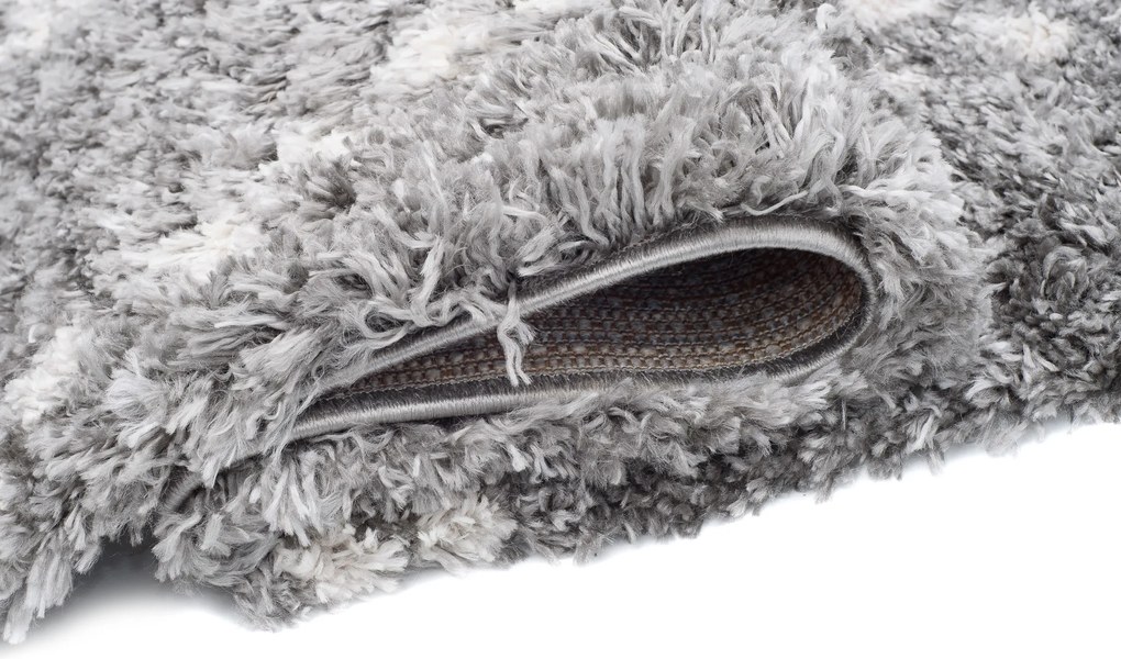 TA Koberec FN39A TMAVOSIVÁ AZTÉCKA EJF Rozmer: 80x250 cm