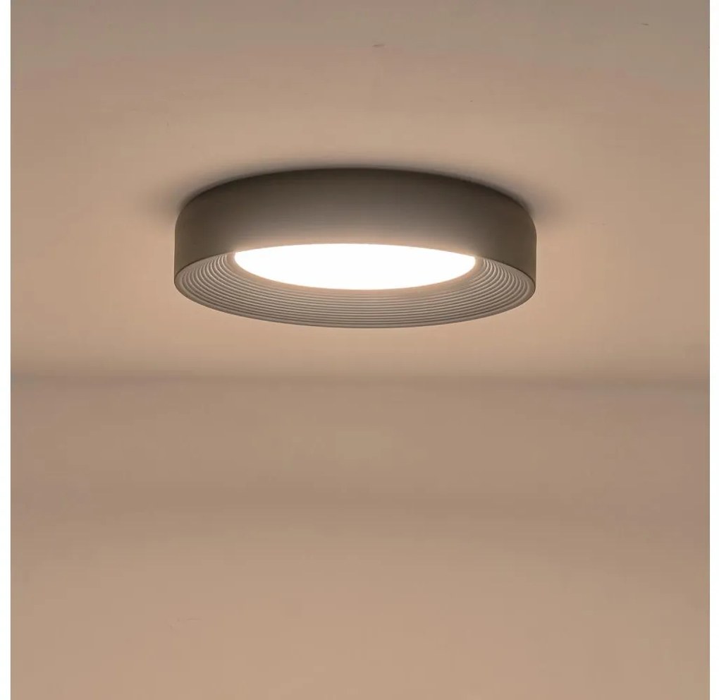 LED Stropné svietidlo LED/40W/230V 3000K čierna pr. 50 cm