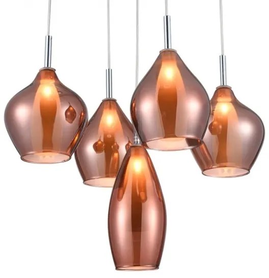 Azzardo AZ3172 - Luster na lanku MILANO 5xG9/40W/230V