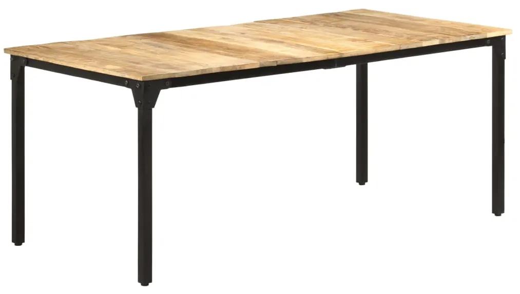 Jedálenský stôl 180x90x76 cm surové mangovníkové drevo