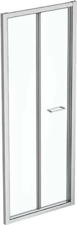 CONNECT 2 Skladacie dvere 770 × 70 × 1950 mm, strieborná povrchová úprava