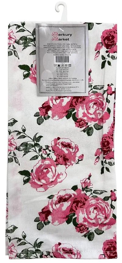 Kuchynská utierka OTC-10686 45x70 cm ruža
