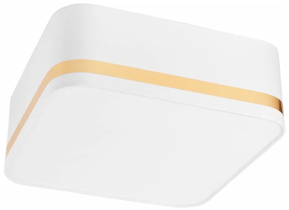 Stropné svietidlo SIRJA SQUARE 2xE27/60W/230V 35x35 cm biela