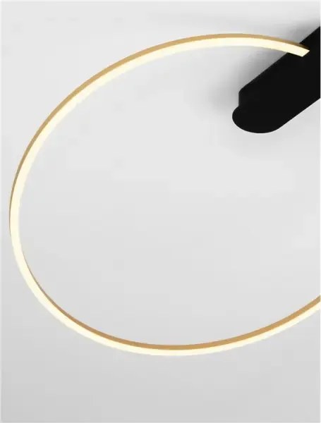LED stmievateľné zlaté moderné stropné svietidlo Kiklos