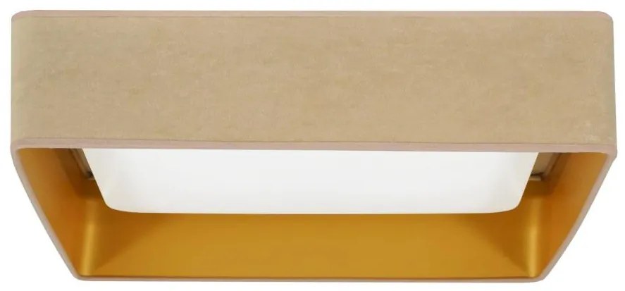 Brilagi - LED stropné svietidlo VELVET SQUARE LED/24W/230V béžová