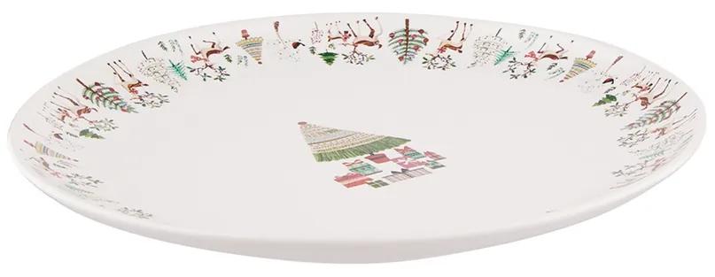 Altom Porcelánový dezertný tanier Xmas Tree, 20 cm