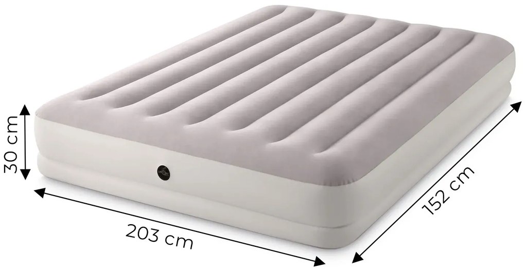 Nafukovací matrac pre dve osoby 203x152x30 cm s elektrickou pumpou INTEX 64179