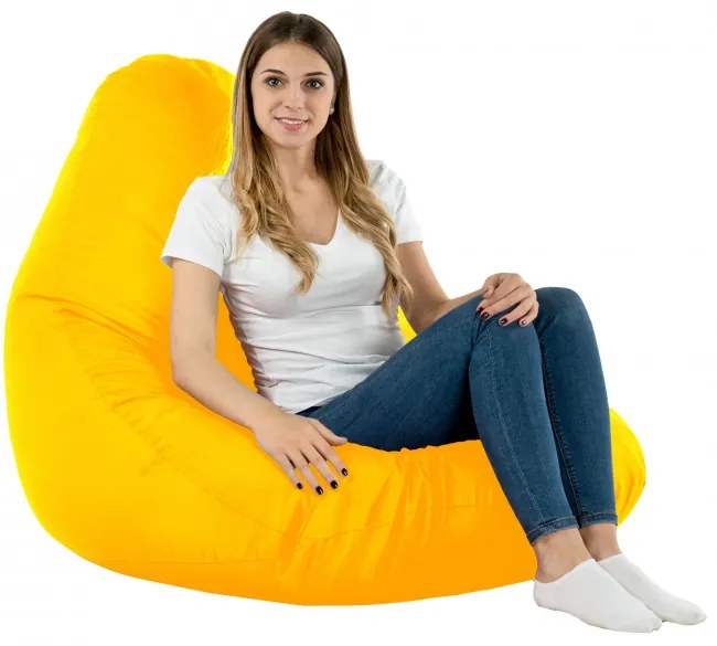 Sedací vak DROP XXL žltý OUTDOOR
