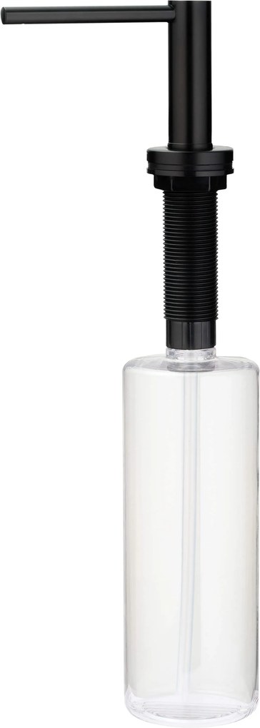 Deante Aster, dávkovač saponátu pre kuchynské drezy s dlhou výlevkou 500ml, čierna, ZZZ_N0DD