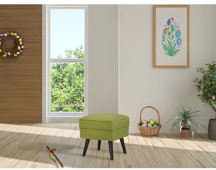 Autronic BONTEC Taburet, krémová látka, AK-A1316 CRM2 Farba: Žltá