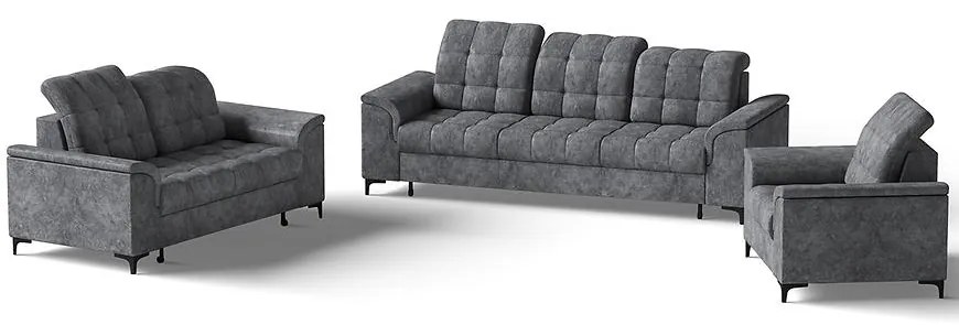 Sedacia súprava Snap 3+2+1 Bangkok Ash