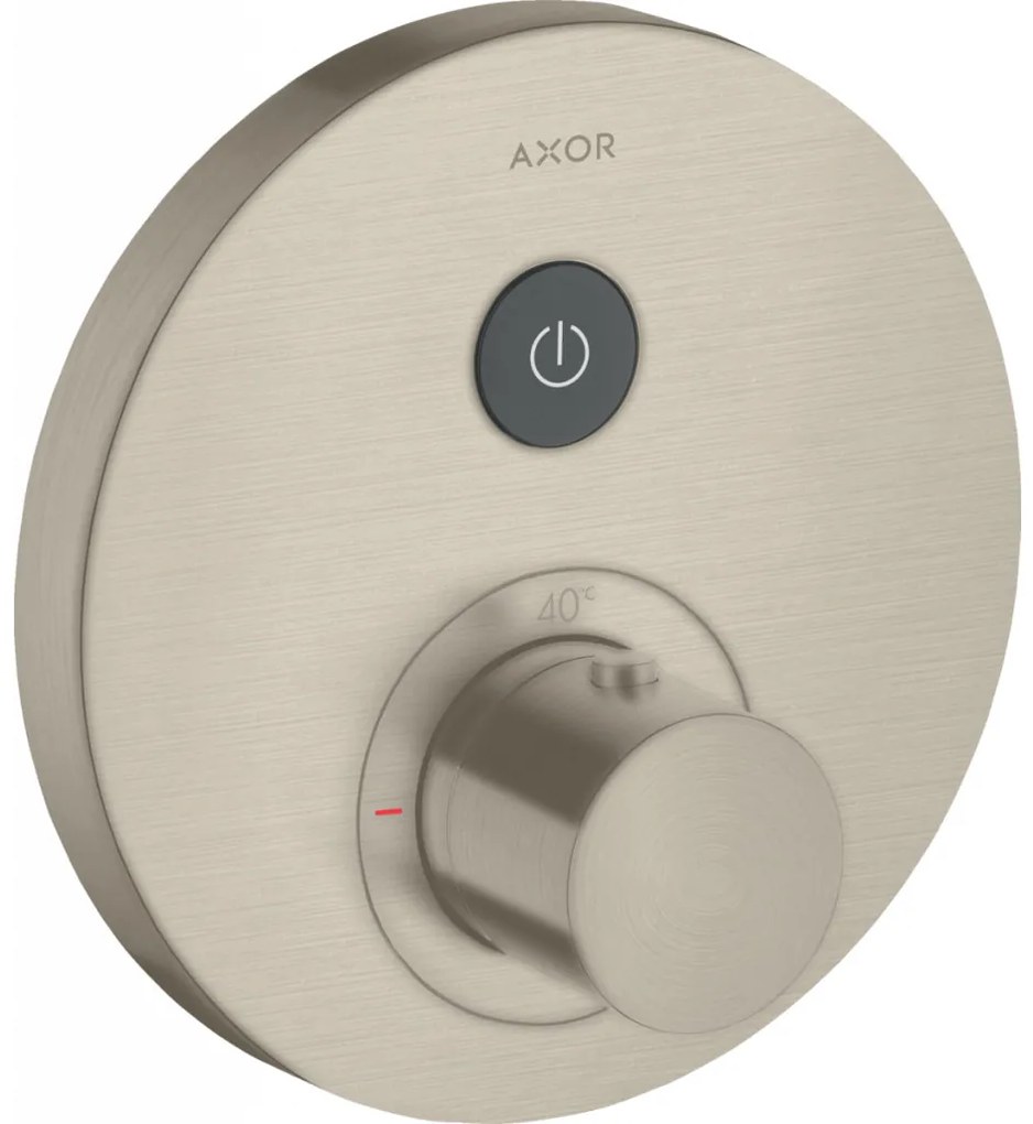 Axor ShowerSelect - Termostat pod omietku pre 1 spotrebič, kartáčovaný nikel 36722820