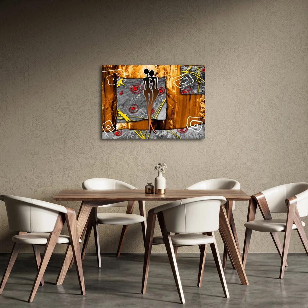 Obraz starovekej maľby (70x50 cm)