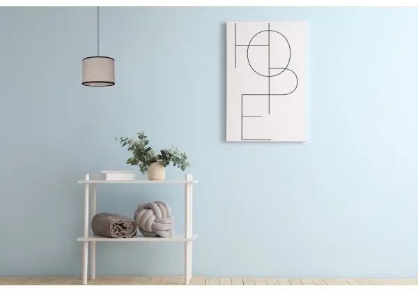 Luster na lanku NEXO 1xE27/60W/230V pr. 20 cm