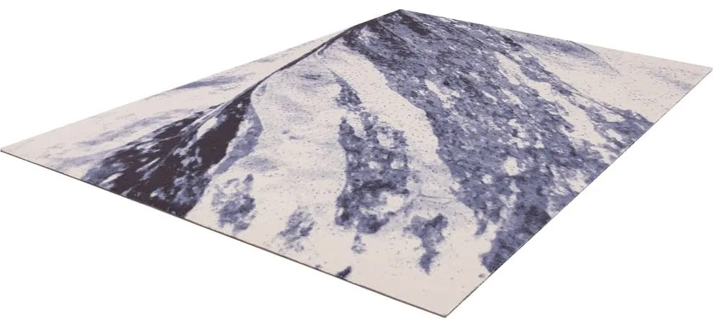 Modrý vlnený koberec 160x240 cm Albo – Agnella
