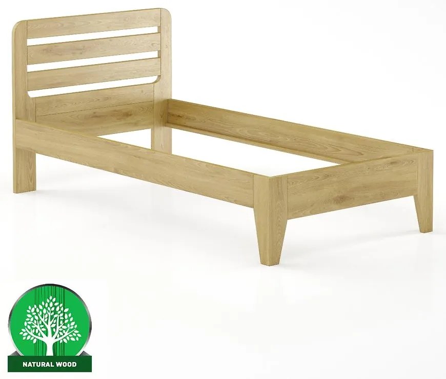 Posteľ buková LK189–100x200 rustikal