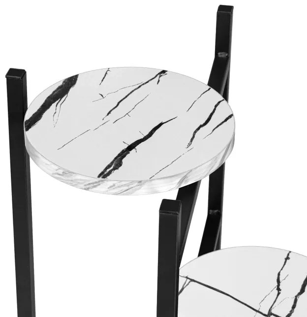 Stojan na kvety TRETORRI biely mramor