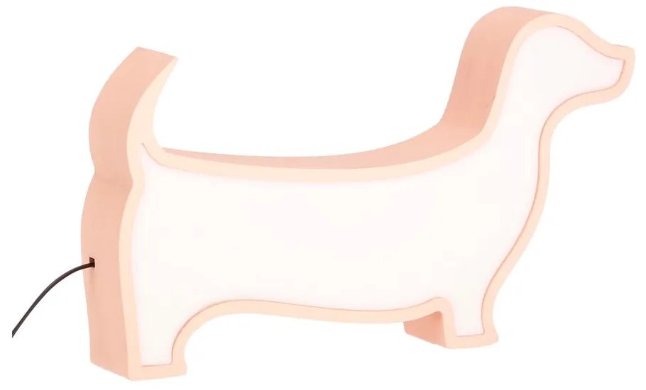 Ružová detská lampička Dog - Candellux Lighting