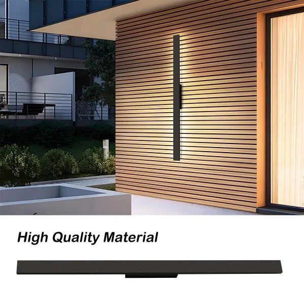 Brilagi - LED vonkajšie nástenné svietidlo LUNA LED/24W/230V 3000K IP65 čierne