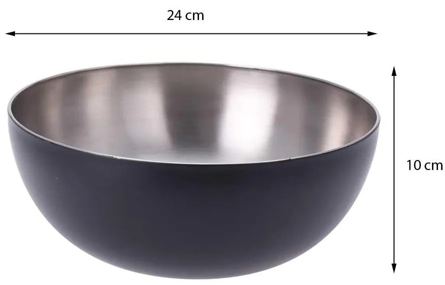 Kovová misa Mia (fi) 24 cm