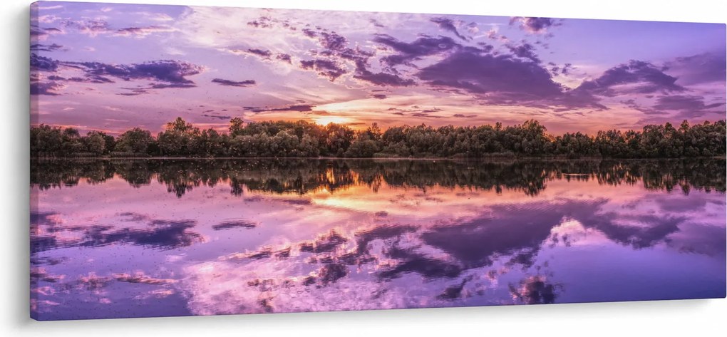 Obraz fialového neba (120x50 cm)