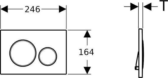 Závesné WC s bidetom 1600W/230V + toaletné sedadlo + tlačidlo + modul + podložka + DO